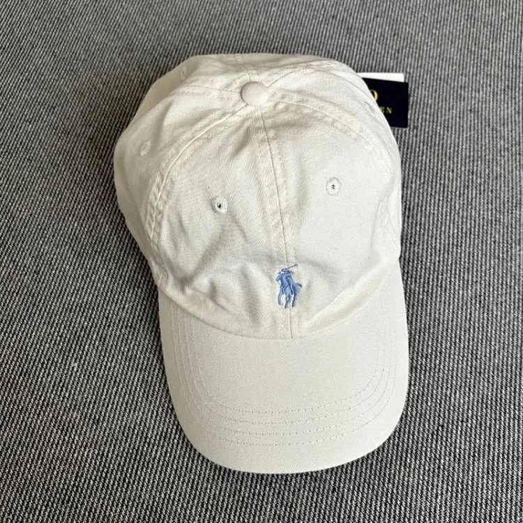 Foreign trade Ralph Lauren raff hat baseball cap men and women peaked cap polo sports pony logo embroidery couple baseball cap