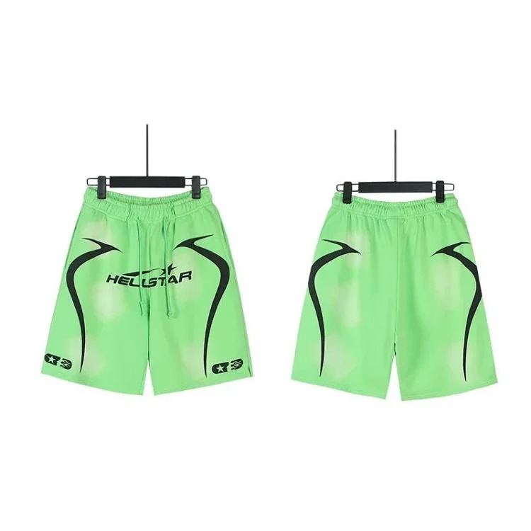 Printed casual loose couple short-sleeved shorts set