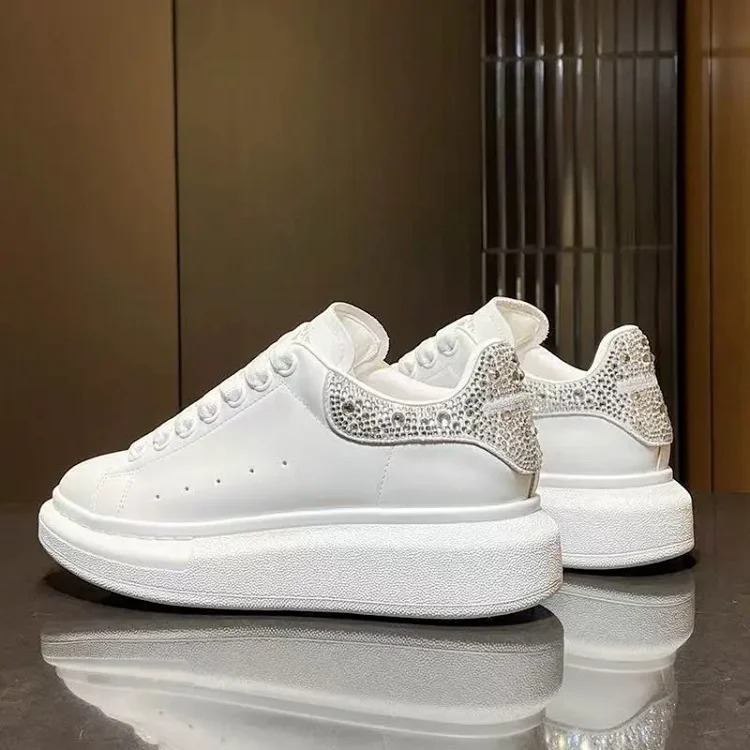 Sneakers, Platform Shoes, White Classic Version, High Spring and Summer Casual Shoes, Thick