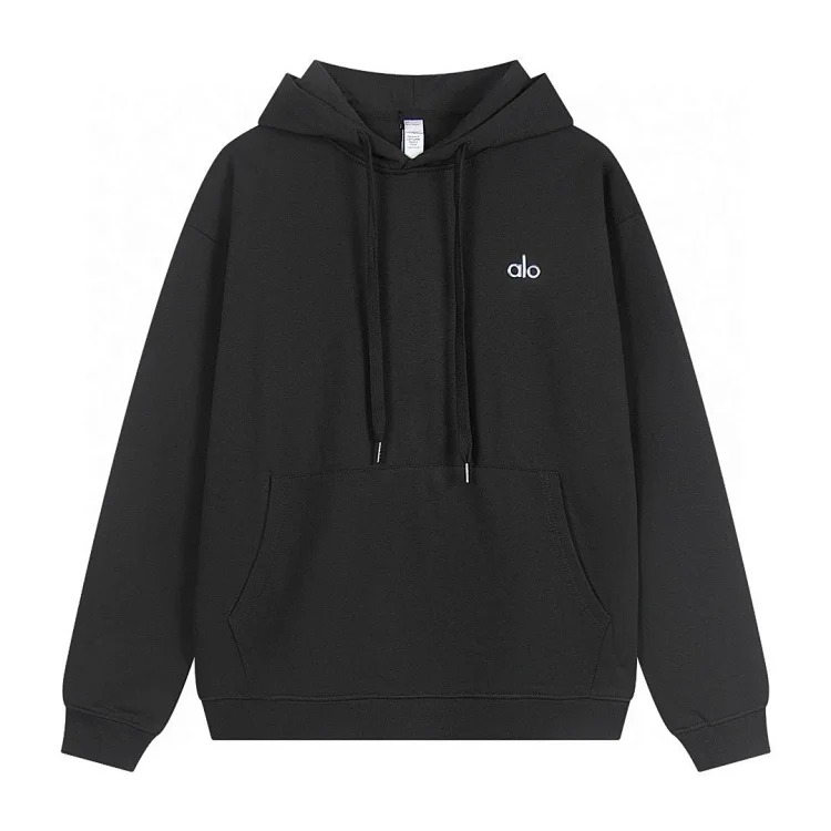 Heavyweight round neck hooded sweatshirt suit loose warm shirt zipper casual jacket for men and women