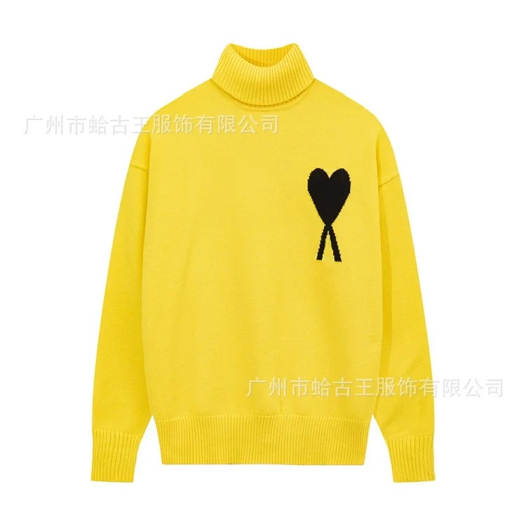 Love sweater for men and women striped youth heart casual pullover sweater