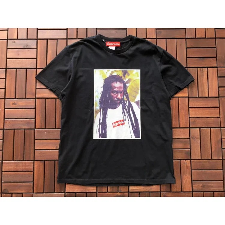 SUP letter print BOX high version short-sleeved T-shirt for men and women