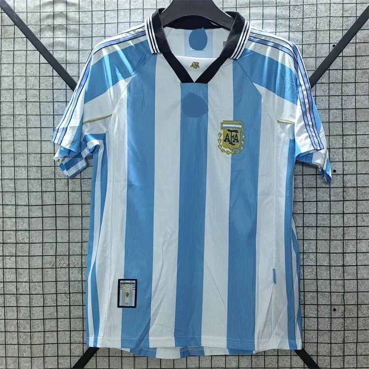 Retro national team series 06 Brazil 04 Portugal France Argentina Germany home and away short-sleeved and long-sleeved