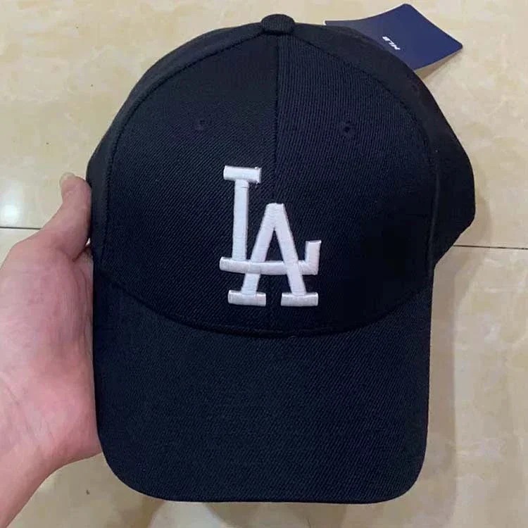 Baseball hat Korean Yankees NY men's and women's adjustable couple LA hard top all-match sunvisor peaked cap