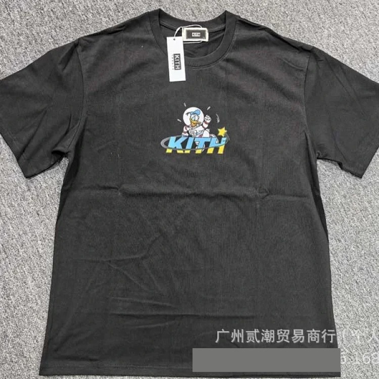 KITH Kitth Cartoon Animation Print Casual Loose Sports Short-sleeved T-shirt for