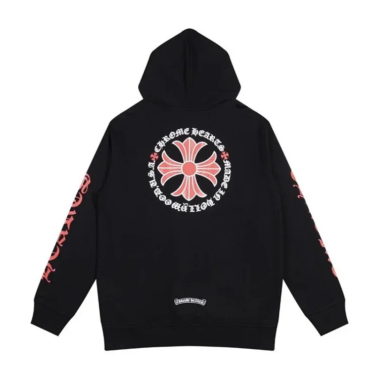 CH cross hooded sweatshirt is versatile and fashionable