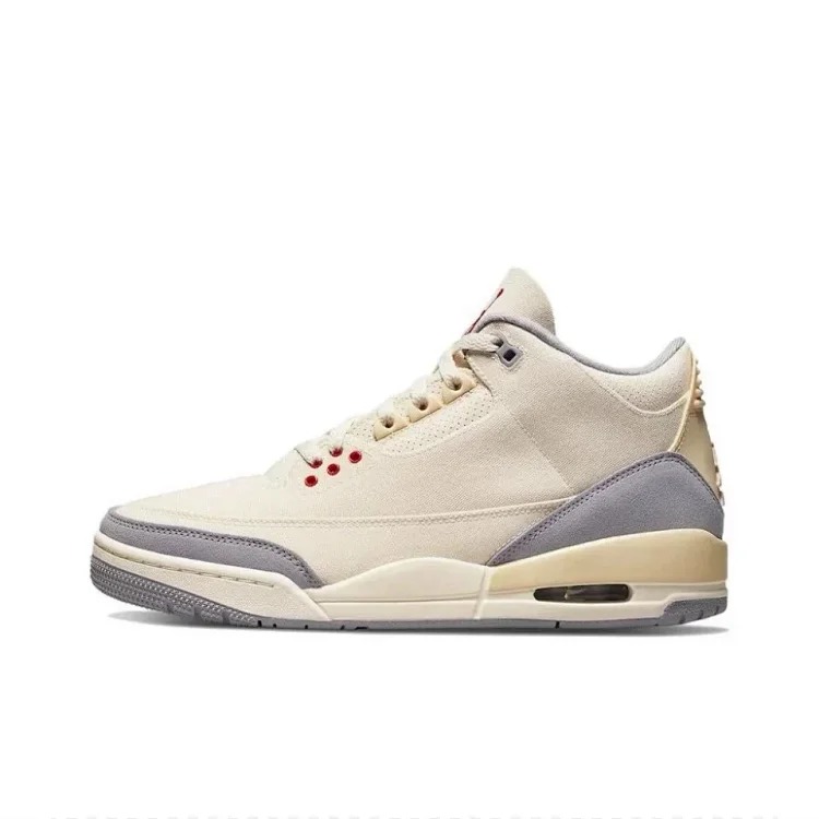 Jordan AJ3 Mid-range Hiroshi Fujiwara Black and White Cardinal White Wine Red White Cement