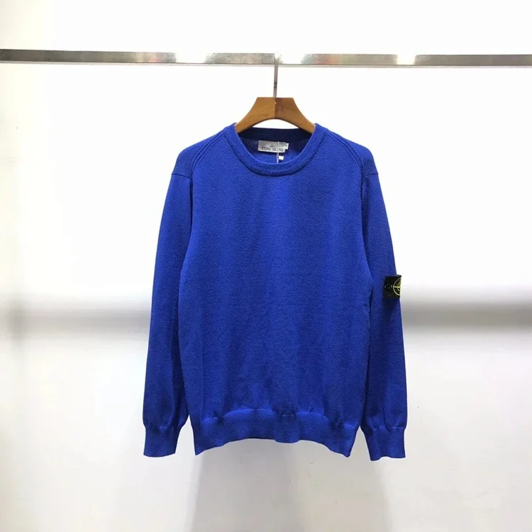 Stone Island Sweater Basic Classic Armband Round Neck Pullover Long Sleeve