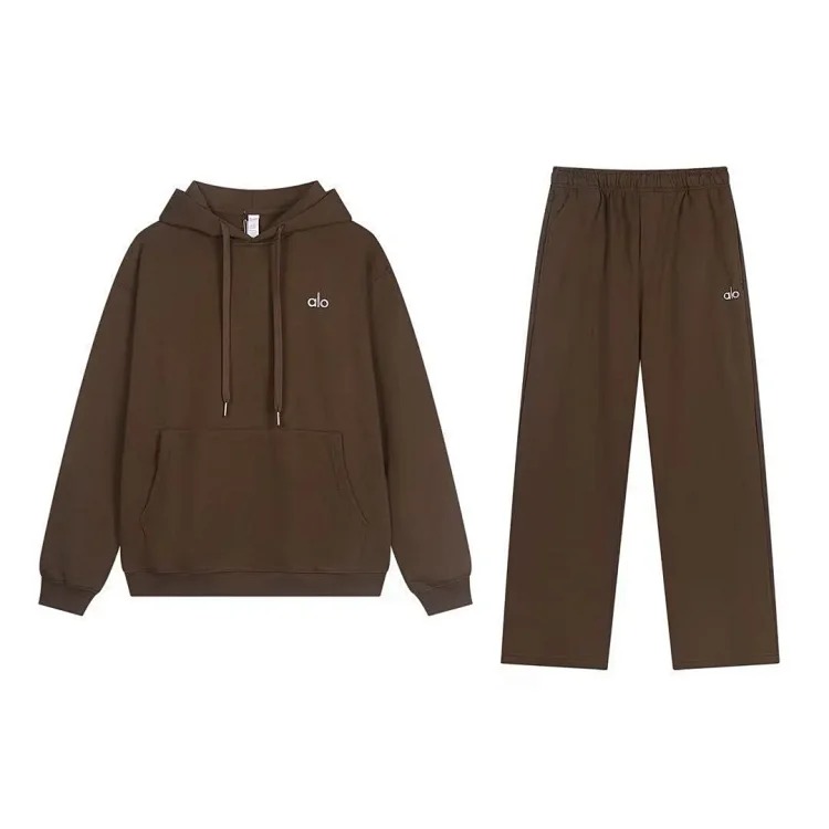 Autumn and winter American sports hooded sweatshirt headband loose sweatshirt suit
