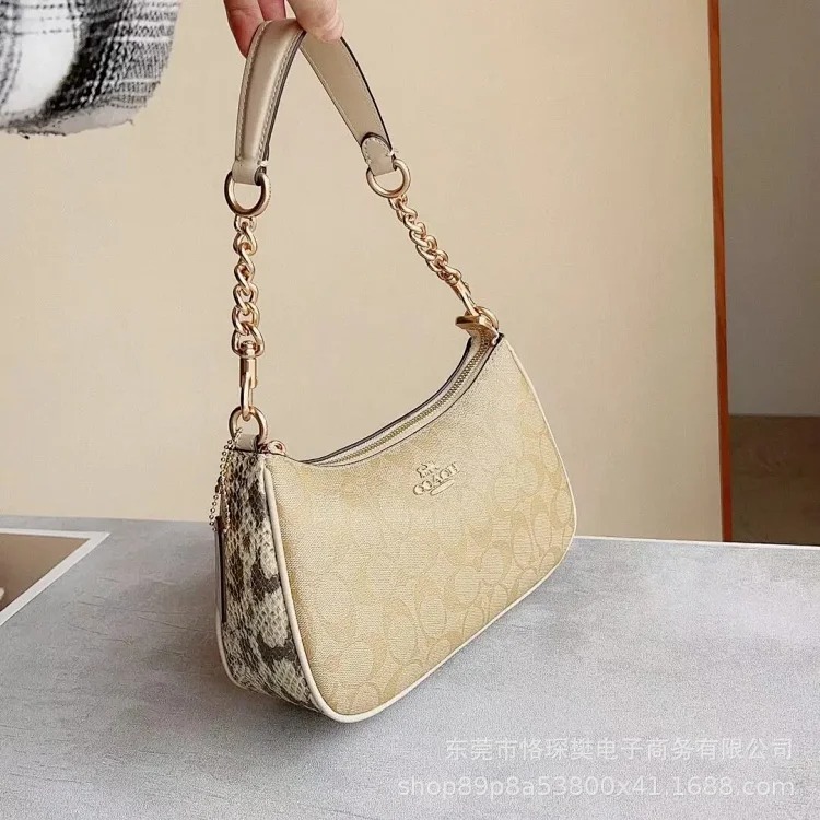 Louis Vuitton Bags Versatile High Bag Mahjong Women's Handbag Underarm Fashionable Crossbody Version Crescent Old