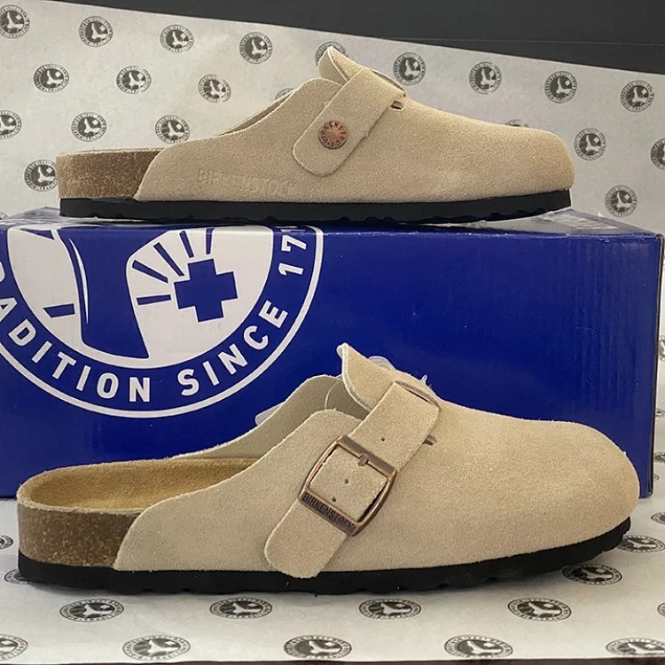 Sandals Baotou Fishing Slippers Cork Shoes Outerwear Half Shoes Cowhide Summer Thick Sole Sneakers