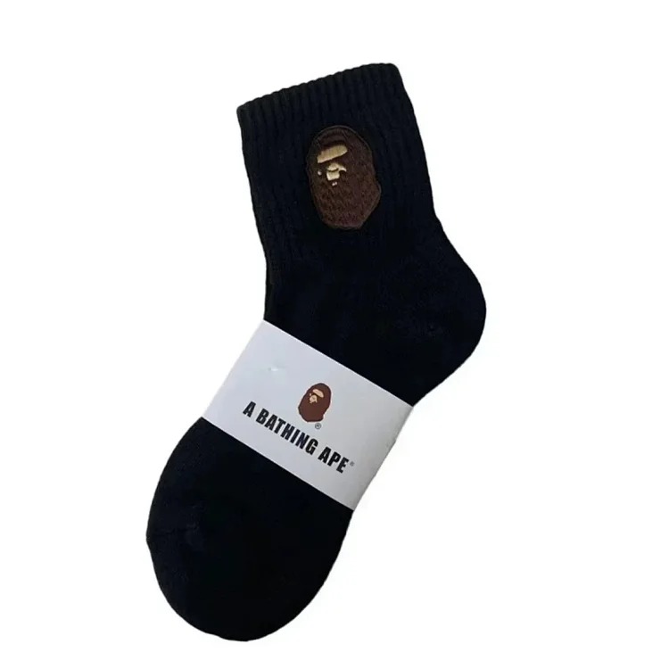 Towel Socks Japanese Trendy Socks High-tube Cotton Socks Sweat-absorbent White Socks Solid Color