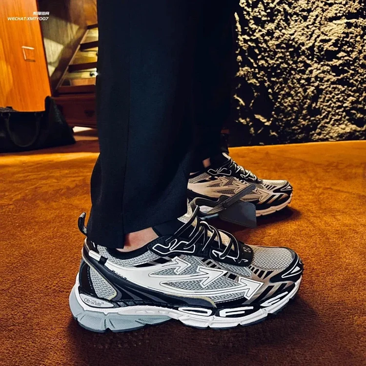 Off White OFF-White C/O VirGil Abloh joint retro dad mountaineering sports and casual shoes