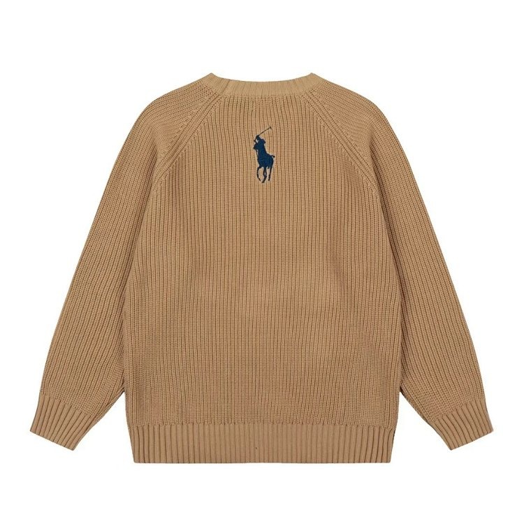 Ralph Lauren's new round neck embroidered knitted sweater
