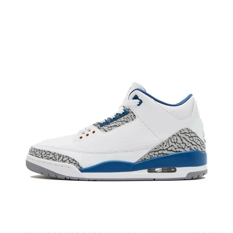 Jordan AJ3 Mid-range Hiroshi Fujiwara Black and White Cardinal White Wine Red White Cement