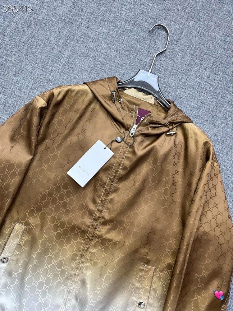 GUCCI 2026 new men's fashionable casual hooded Jacket