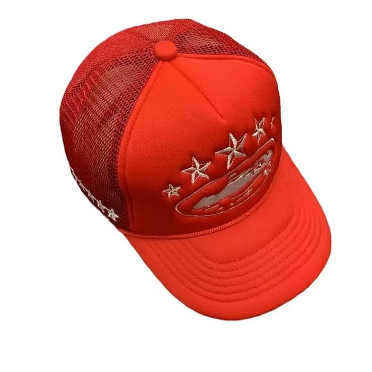 Corteiz 5 Starz Alcatraz Trucker American truck hat foreign trade trendy brand embroidered sun protection card