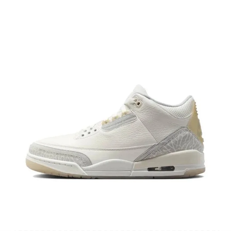 Jordan AJ3 Mid-range Hiroshi Fujiwara Black and White Cardinal White Wine Red White Cement