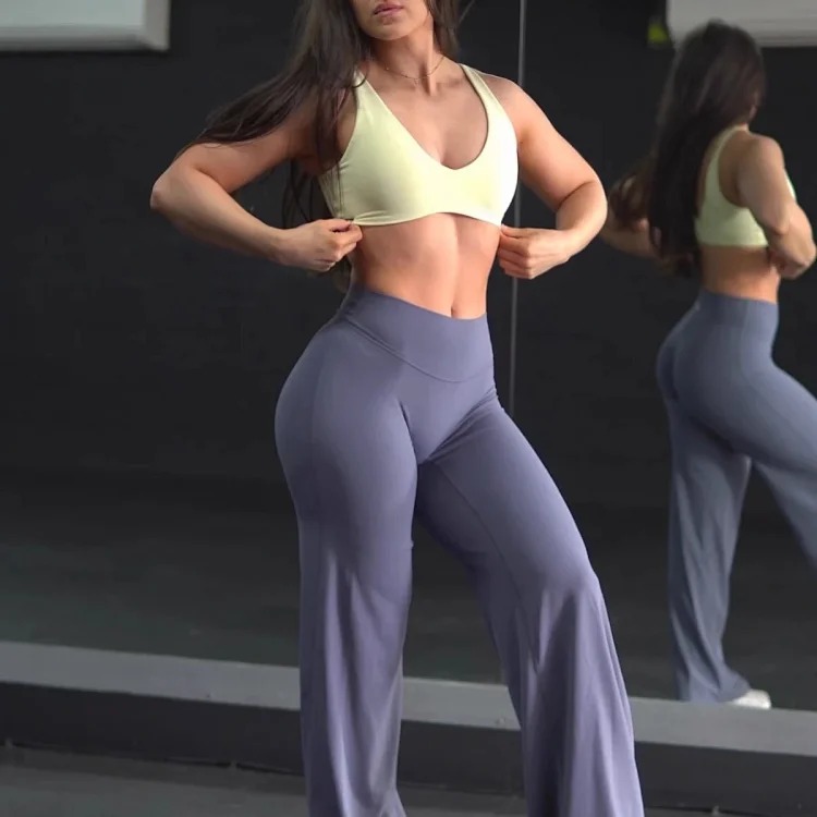 Oner Active Straight, Loose and Soft Oner Running Pilates Fitness Straight High-waisted Trousers Yoga Wide-leg Pants
