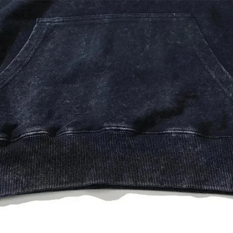 Warm Up Autumn Clothing TRAVIS SCOTT IL JOKER HOODIE Washed Retro Distressed Terry