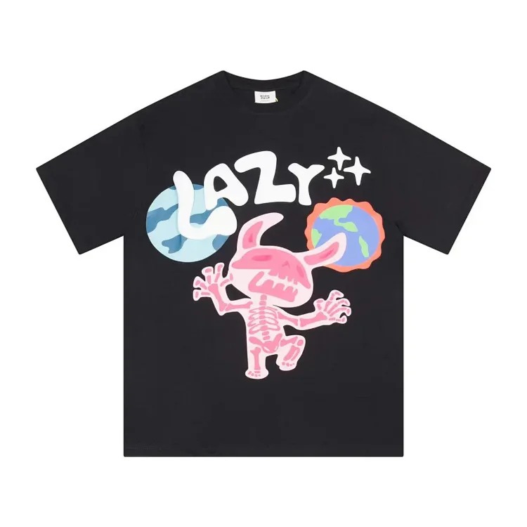 BROKEN PLANET Broken Planet American Foam Short-sleeved Loose Versatile T-shirt