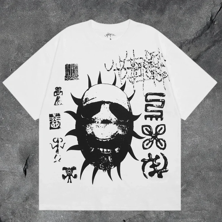 travis scott short-sleeved utopia ts joint utopia limited edition american high street t-shirt
