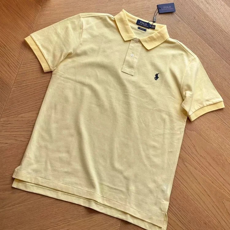 Ralph Lauren pony embroidered short-sleeved POLO shirt for men and women