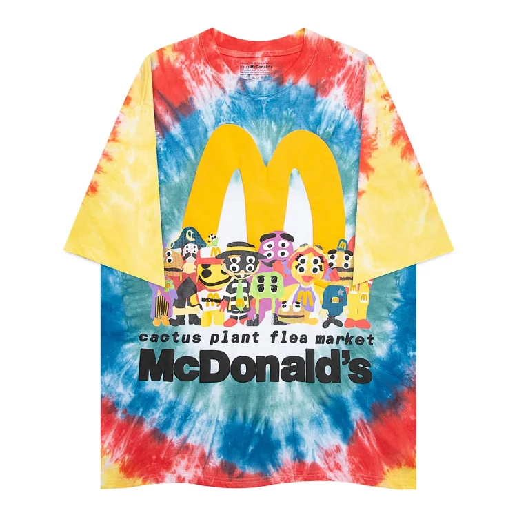 CPFM McDonald's joint peripheral burger print Travis Scott American casual loose TS short-sleeved T-shirt