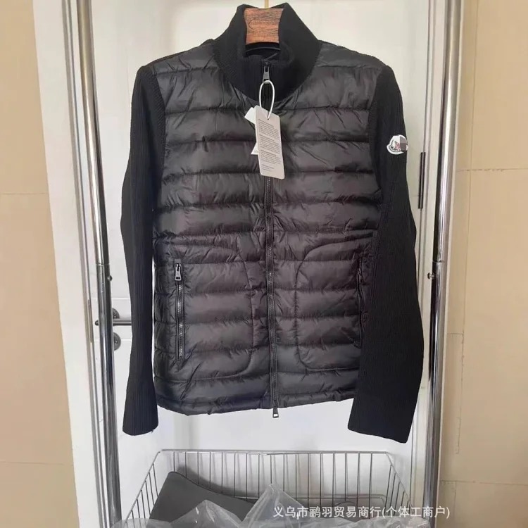 Classic knitted patchwork singles, fashionable inner layers, and matching cotton jackets for men and women