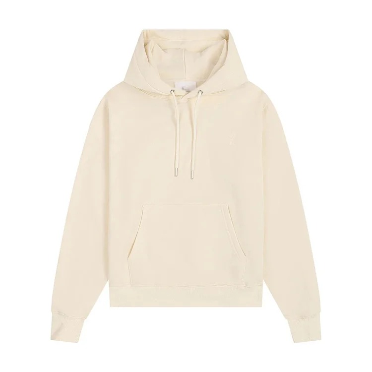 Sweatshirt autumn and winter new long-sleeved hooded unisex small love flat embroidered hoodie
