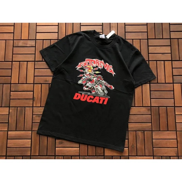 SUP letter print BOX high version short-sleeved T-shirt for men and women