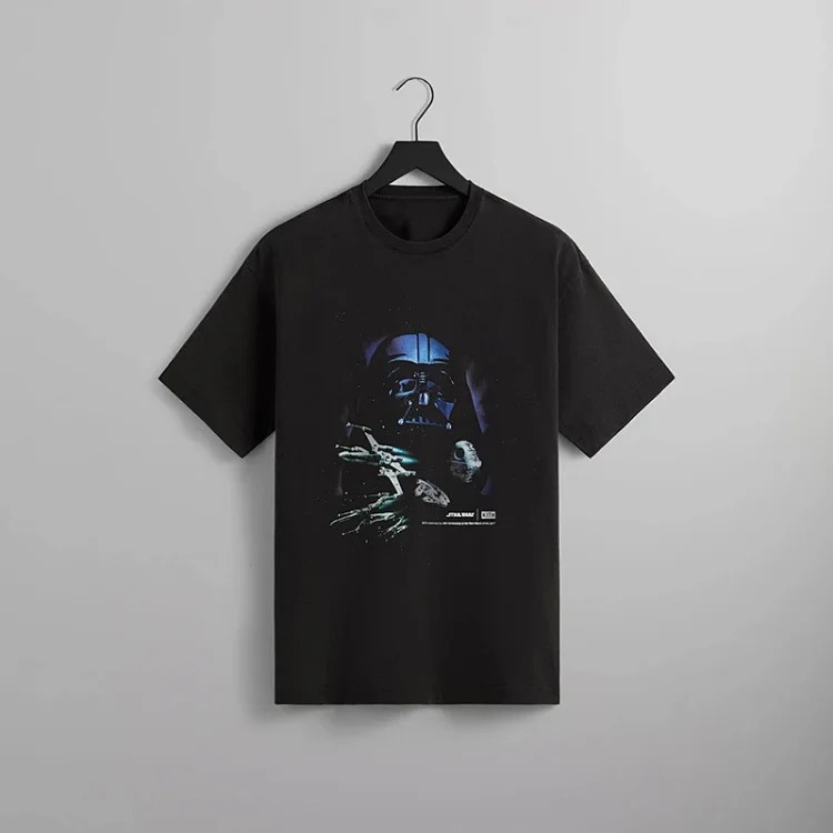 Kith Darth Vader Space Poster Darth Vader space poster retro t-shirt