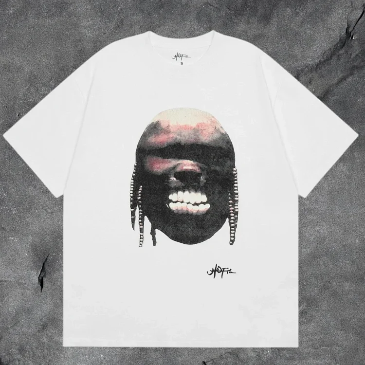 travis scott short-sleeved utopia ts joint utopia limited edition american high street t-shirt