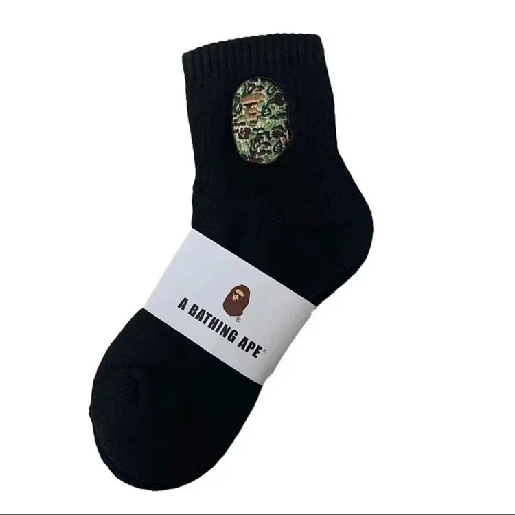 Towel Socks Japanese Trendy Socks High-tube Cotton Socks Sweat-absorbent White Socks Solid Color