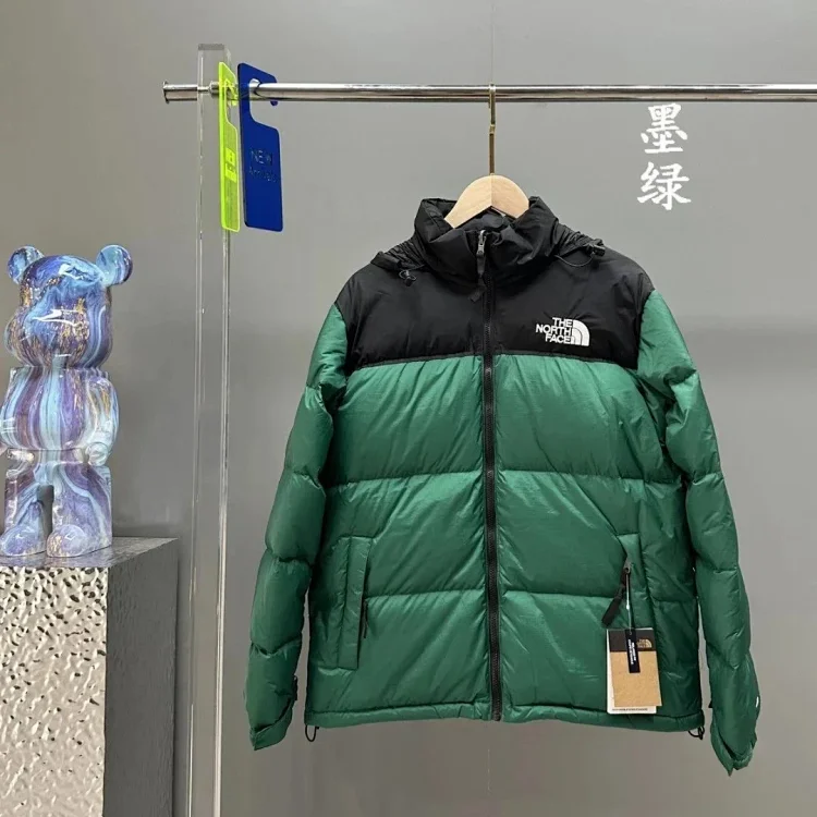American Version 1996 Down Jacket Classic Splicing Down Jacket Warm Jacket Couple Style
