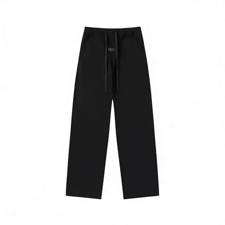 New FEAR OF GOD ESSENTIALS flocked letter men and women casual loose plus velvet hooded sweatshirt trendy