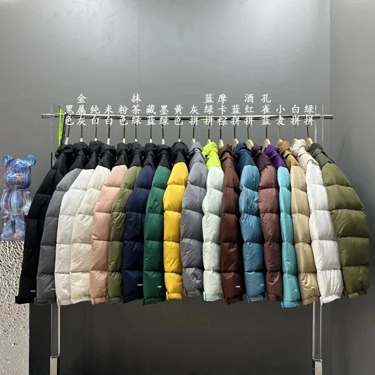 American Version 1996 Down Jacket Classic Splicing Down Jacket Warm Jacket Couple Style