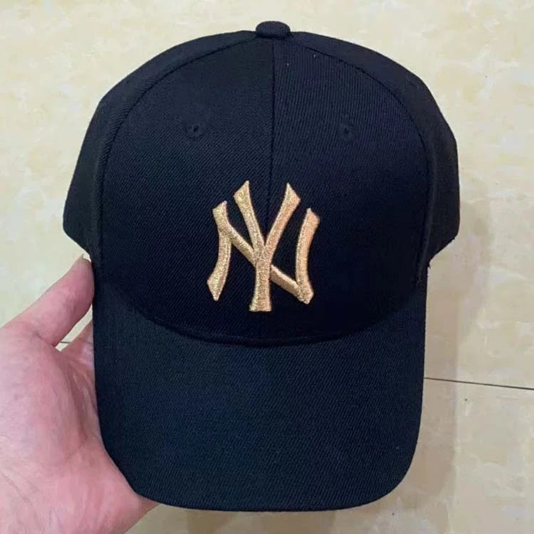 Baseball hat Korean Yankees NY men's and women's adjustable couple LA hard top all-match sunvisor peaked cap