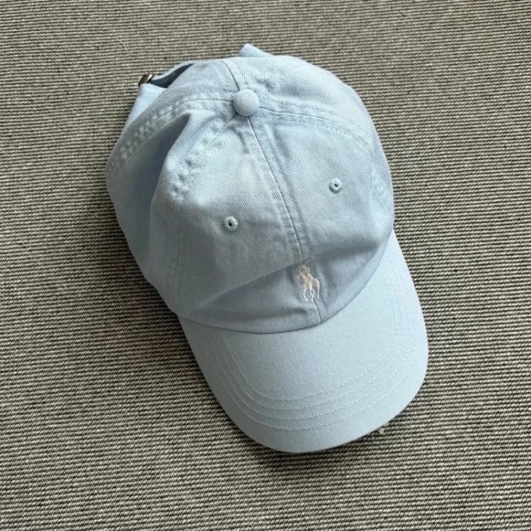 Foreign trade Ralph Lauren raff hat baseball cap men and women peaked cap polo sports pony logo embroidery couple baseball cap
