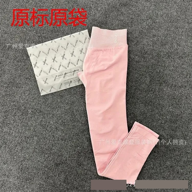 DFYNE Full-color Original Standard Popular High-elastic Yoga Fitness Running High-waist Hip-lifting Tight Yoga Pants