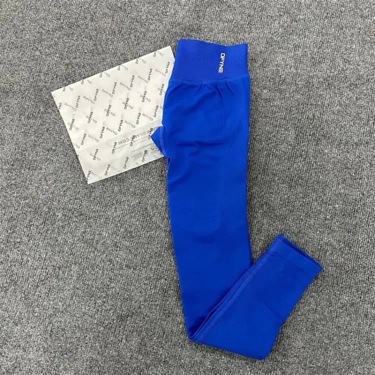 DFYNE Full-color Original Standard Popular High-elastic Yoga Fitness Running High-waist Hip-lifting Tight Yoga Pants