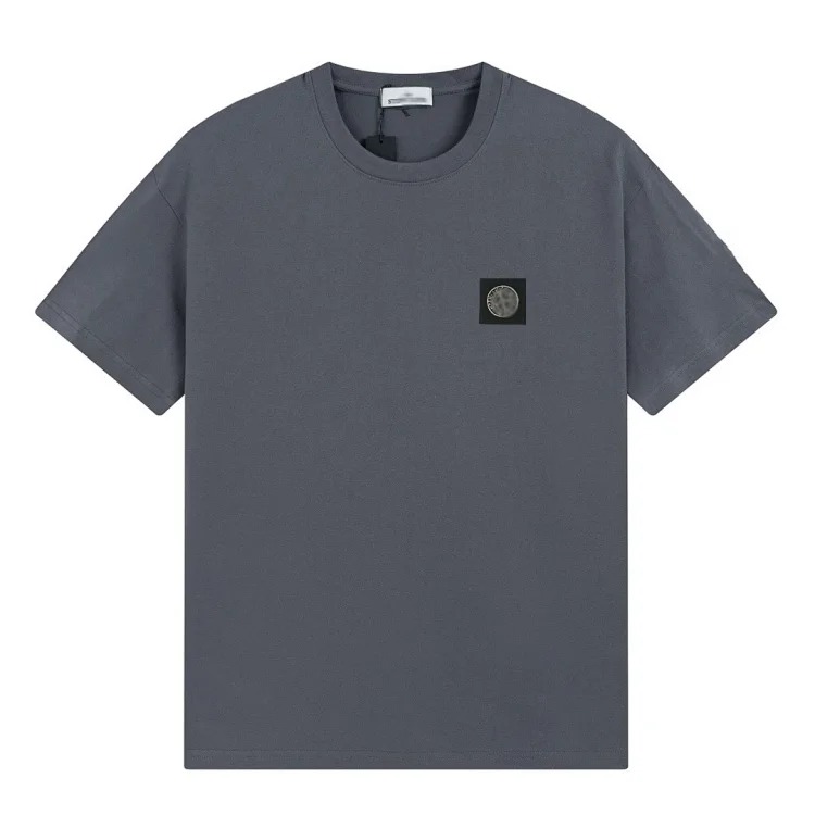 Shitongdao casual short-sleeved T-shirt printed loose round neck same style for men and women