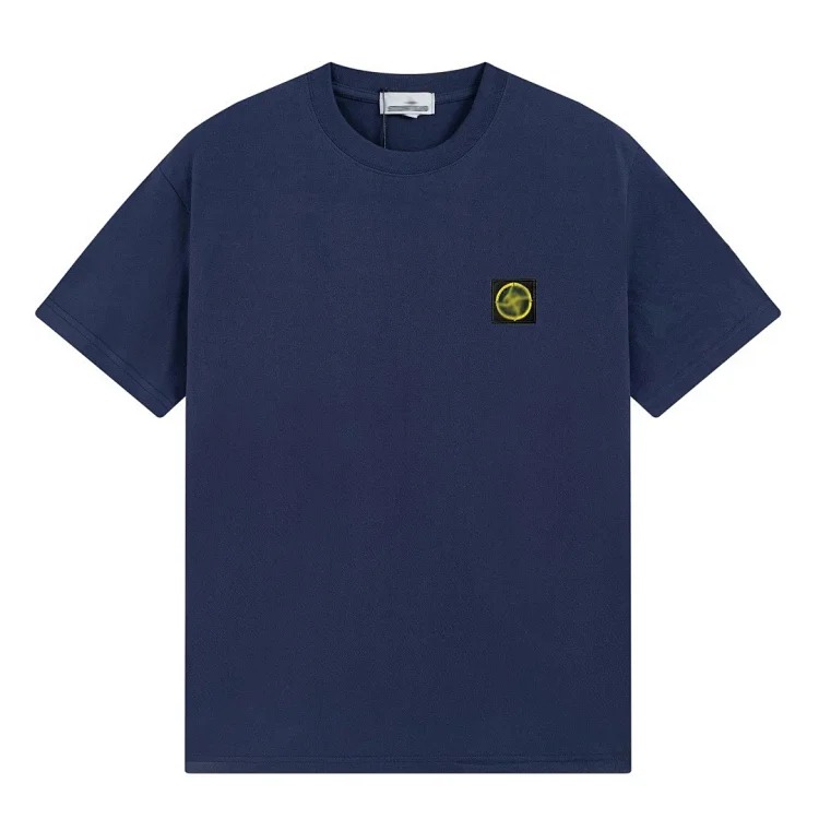Shitongdao casual short-sleeved T-shirt printed loose round neck same style for men and women