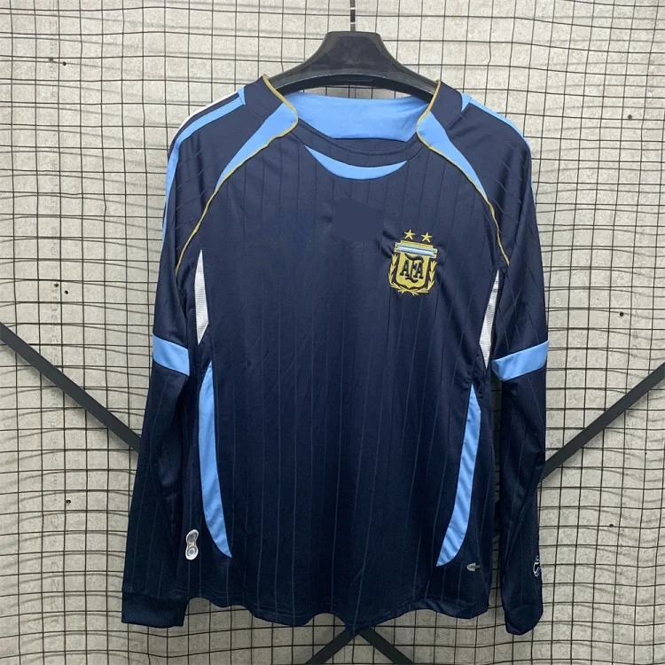 Retro national team series 06 Brazil 04 Portugal France Argentina Germany home and away short-sleeved and long-sleeved