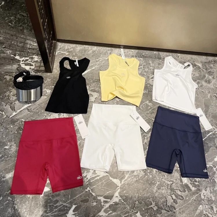 Yoga Three-Point Cycling Pants High Waist Hip Lifting Tummy Tightening Fitness Running Sports