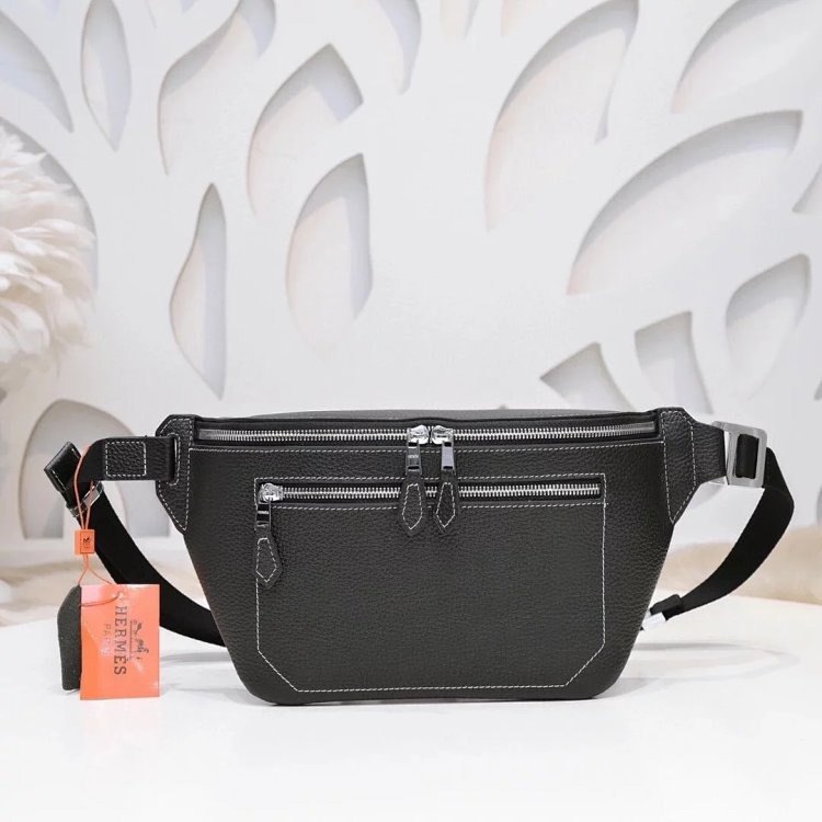 Hermes Men's and Women's Chest Bag Waist Bag 9016-4