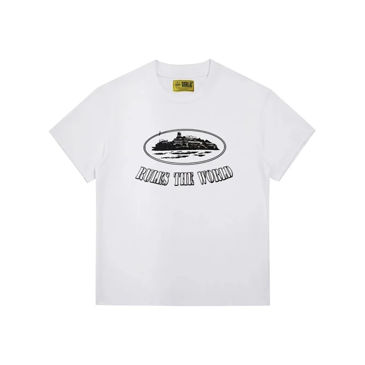 Corteiz Alcatraz basic American fashion brand men and women summer printed casual loose short-sleeved T-shirt