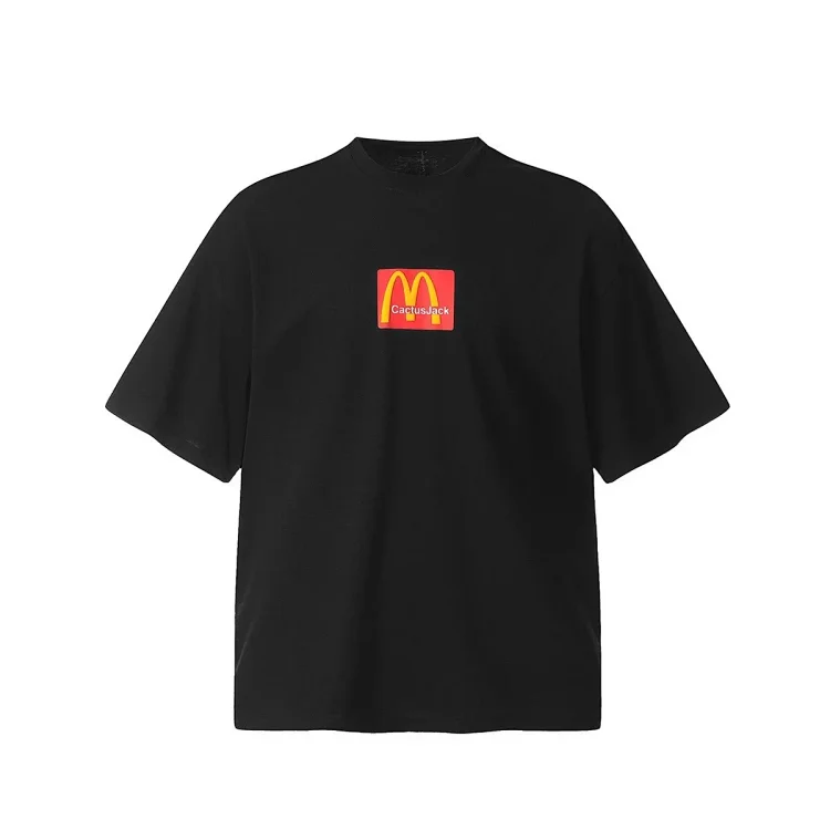 BIGTHING M font co-branded TS foam printed T-shirt TRAVIS SCOTT high street fashion brand loose short sleeves