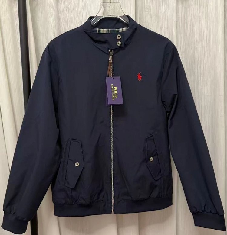 Ralph Lauren Jacket Ralph Classic Pony Ralph Lauren Embroidered Stand Up Collar American Men's