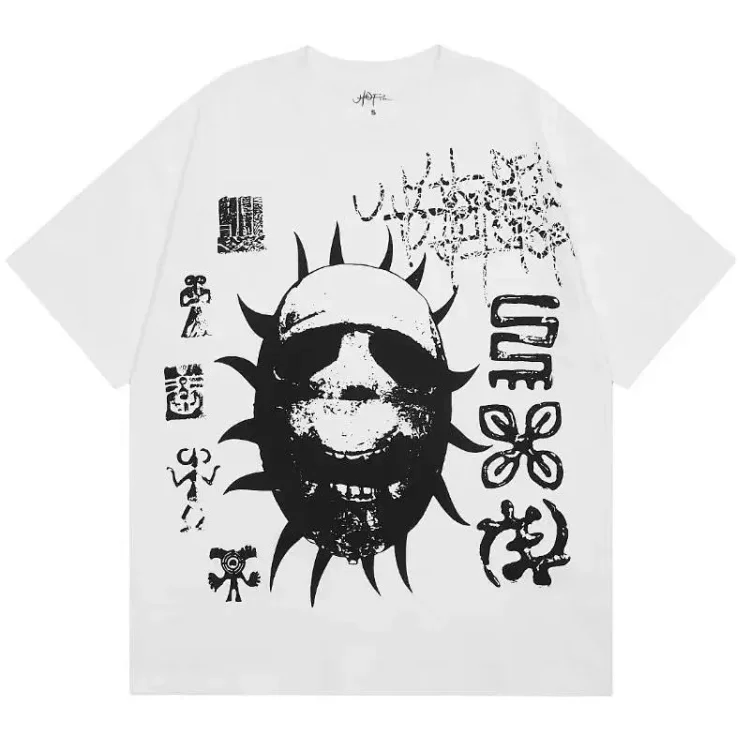 travis scott short-sleeved utopia ts joint utopia limited edition american high street t-shirt